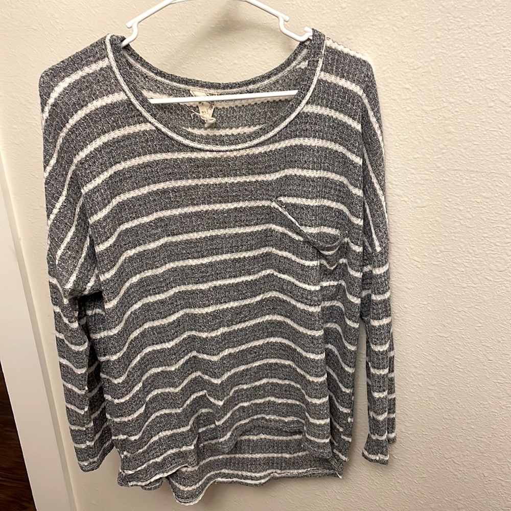 Greyish/Blueish Striped Sweater